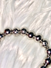 Load image into Gallery viewer, Glam Couture Accessories™ - Silver “L-U-V” Monogram Beaded Bracelet
