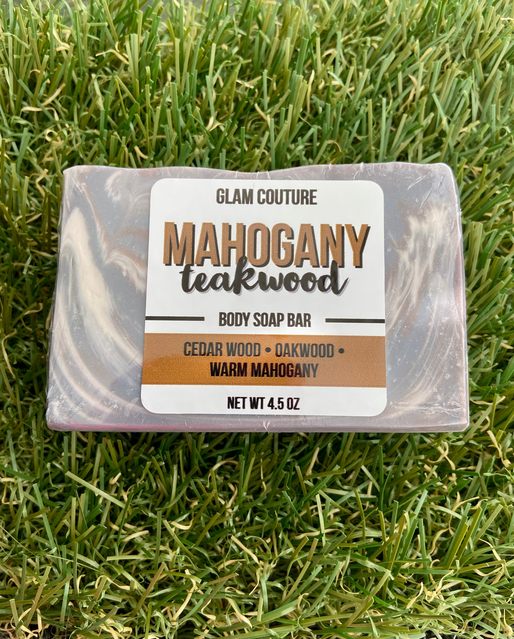 Glam Couture Body Care™ - “Mahogany Teakwood” Handmade Soap