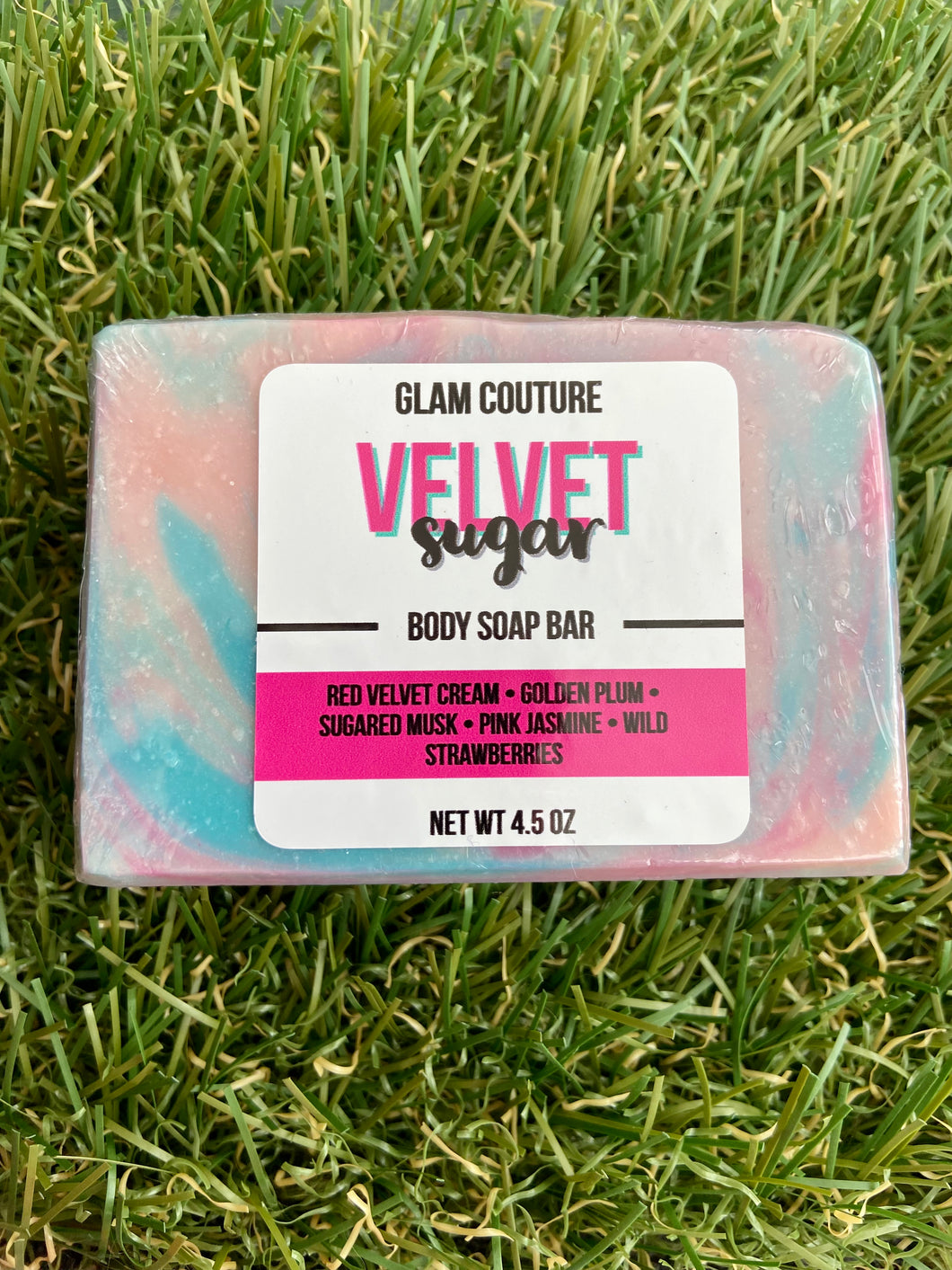 Glam Couture Body Care™ - “Velvet Sugar” Handmade Soap
